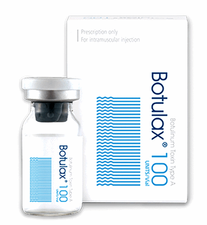 BOTULAX (botulinum toxin, type A) purified neurotoxin complex 100 IU - SKINFUDGE® - Center of Skin & Hair Excellence 